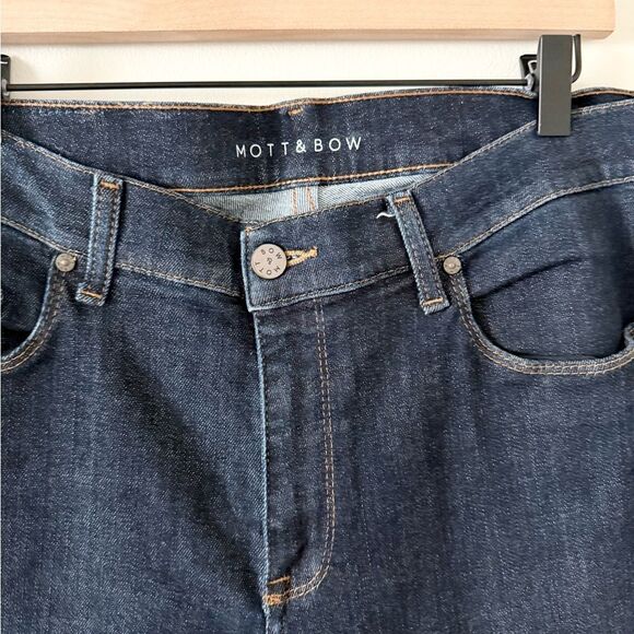 Mott & Bow Mosco Skinny Jeans in Dark Blue Wash - Size 33 X 32 - Picture 5 of 8